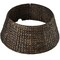 Best Choice Products 24in Woven Hyacinth Christmas Tree Collar, Tree Skirt Accessory w/ Cord Cut-Out